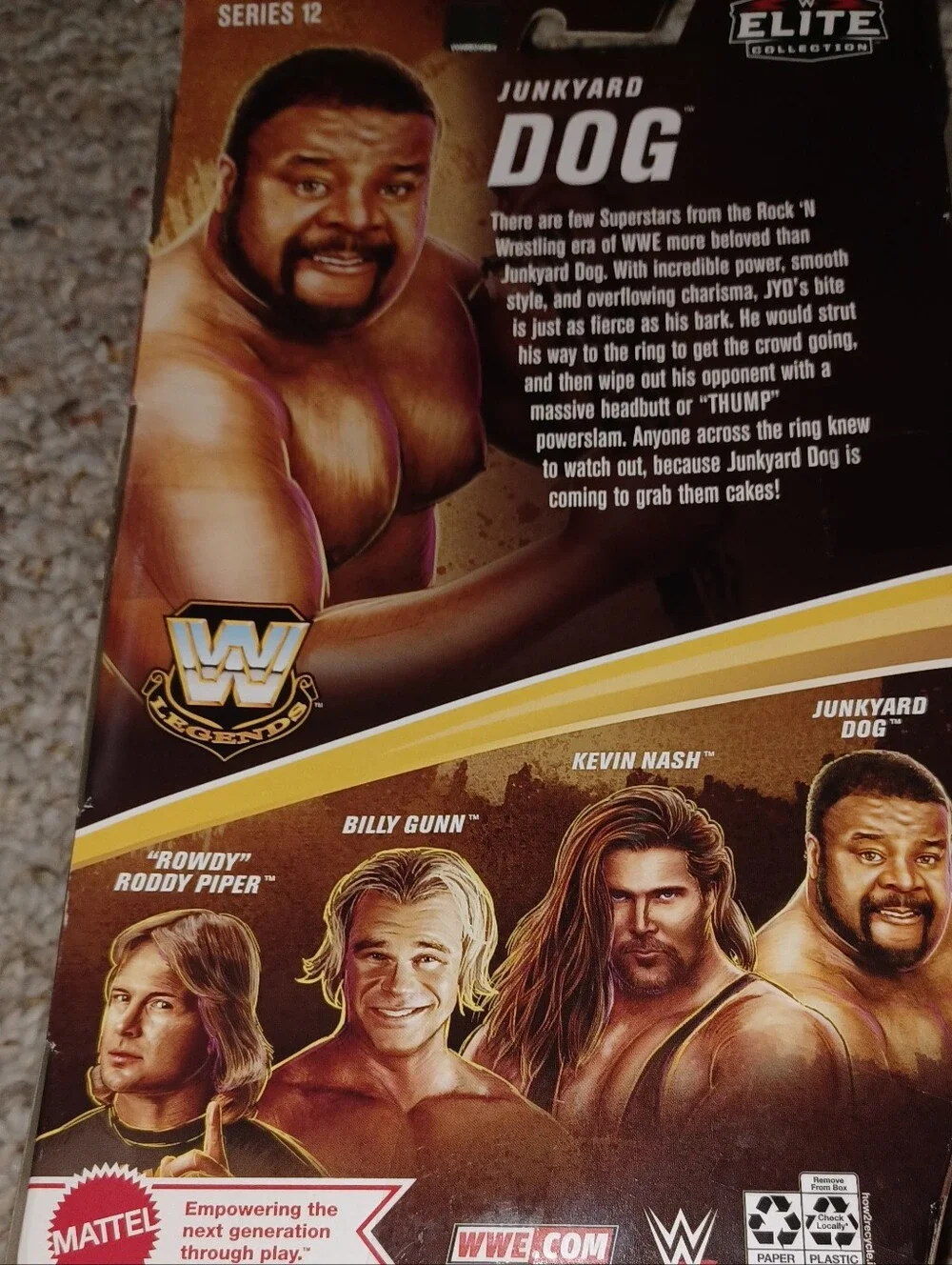 Junkyard Dog Chase WWE Action Figure Legends Series 7